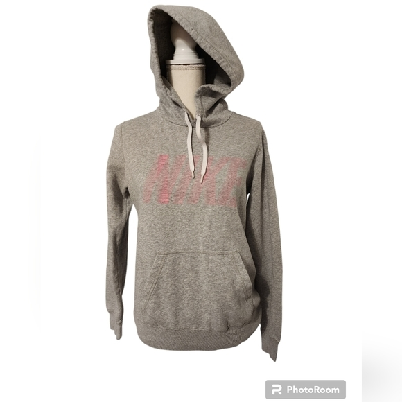 Nike gray with‎ pink hoodie - Picture 1 of 6